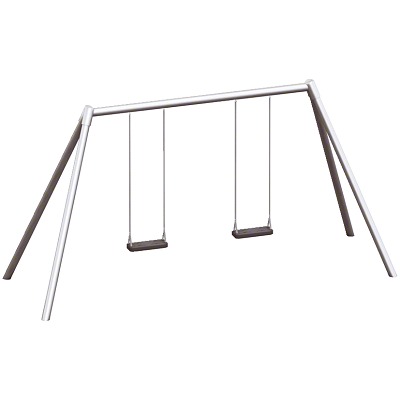 Playparc Doppelschaukel „Metall“