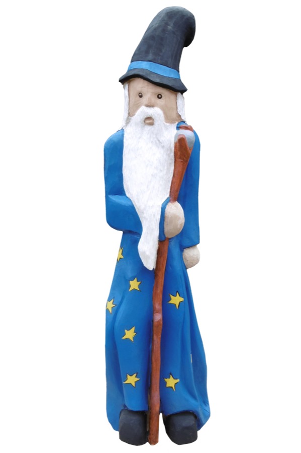 Schnitzfigur Zauberer -