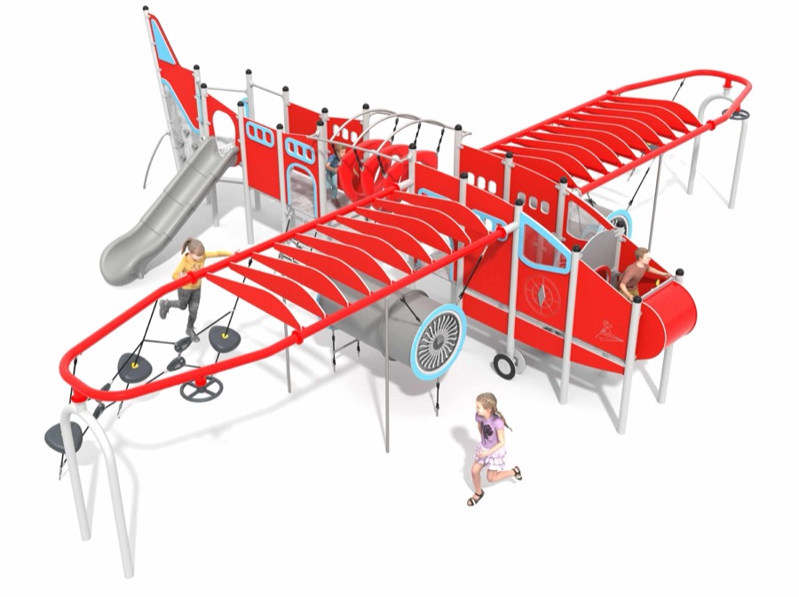 Flugzeug-Spielplatz-Set