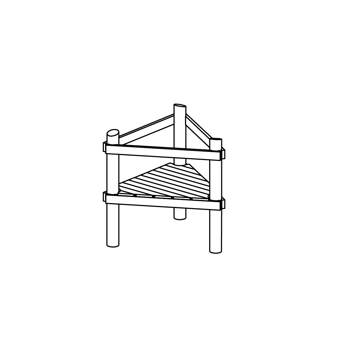Dreieckplattform