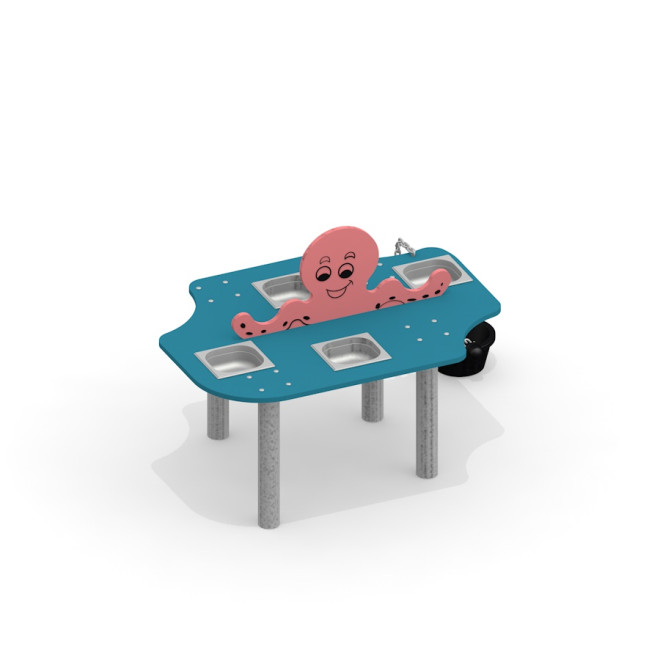 Krake Spieltisch mit Becken