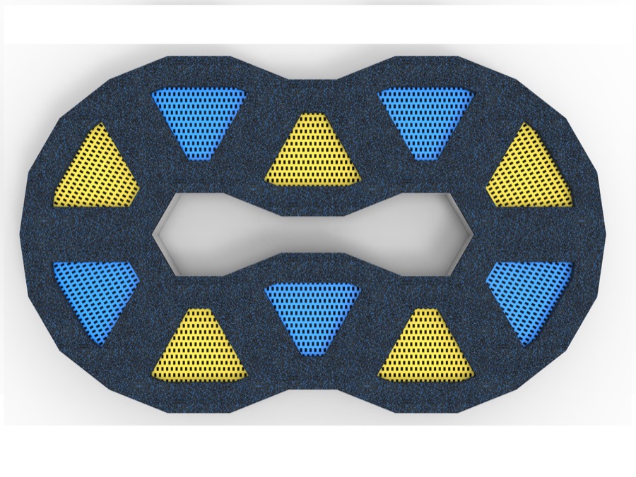 Bodentrampoline Set