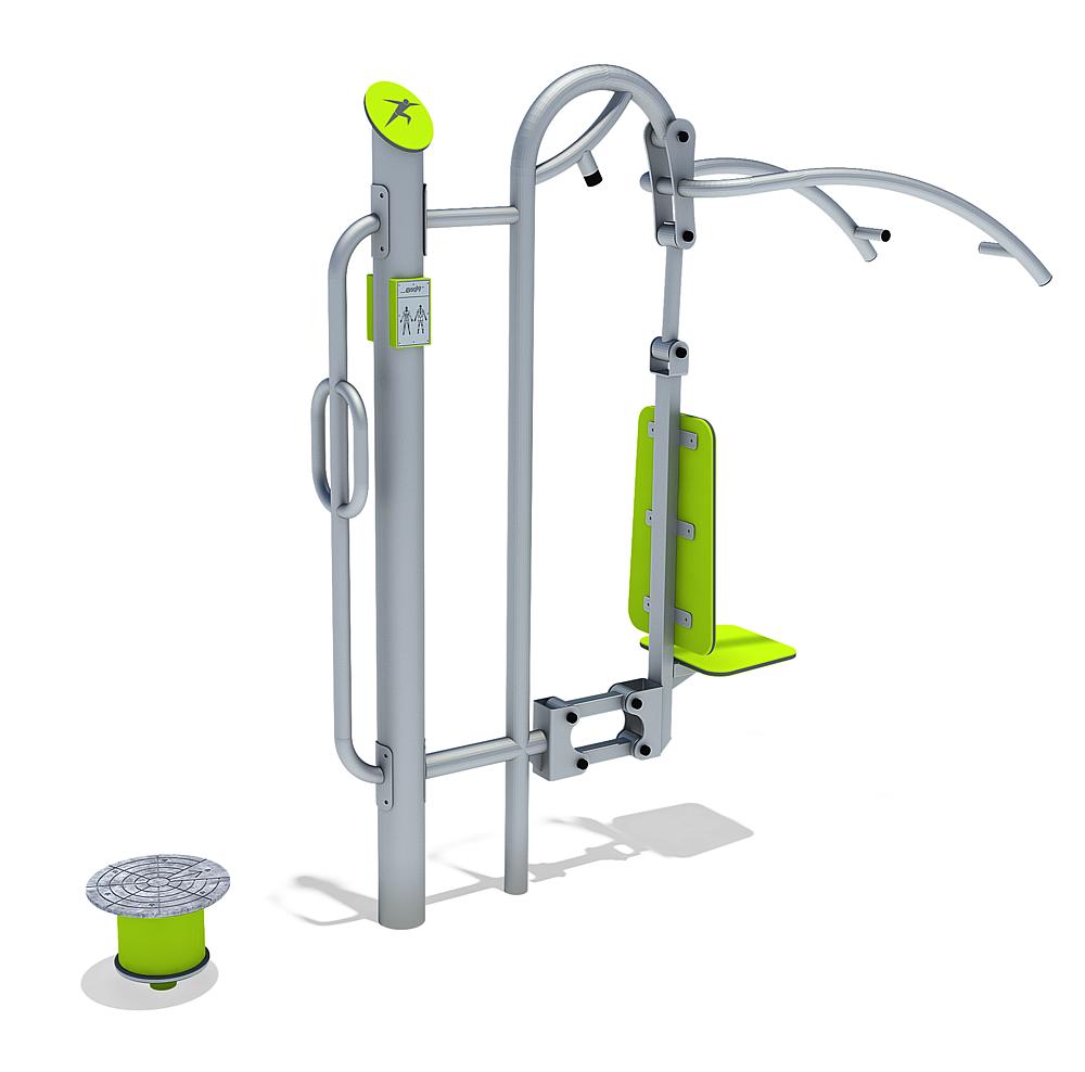 Bewegungs-Station Kombi V Pull down &amp; Twist