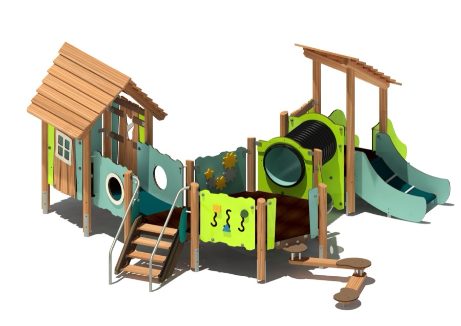 Spielhauskombination BAMZA Flora 59120