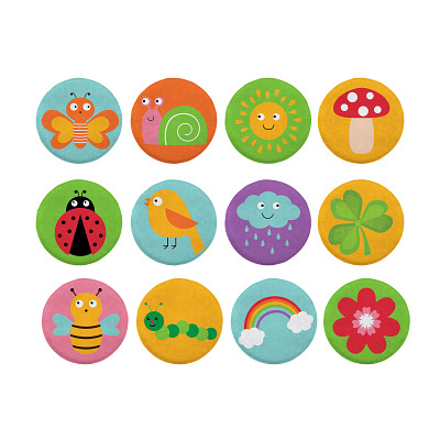 Achoka Sitzkissen „Happy Morning Dots“