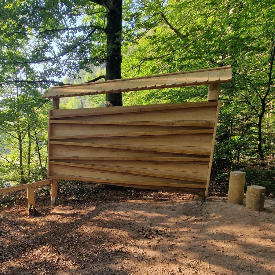 Kugelbahn Zick-Zack-Wand