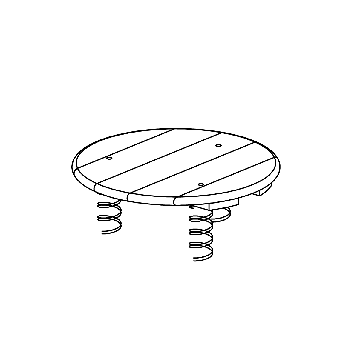 Hüpfplatte