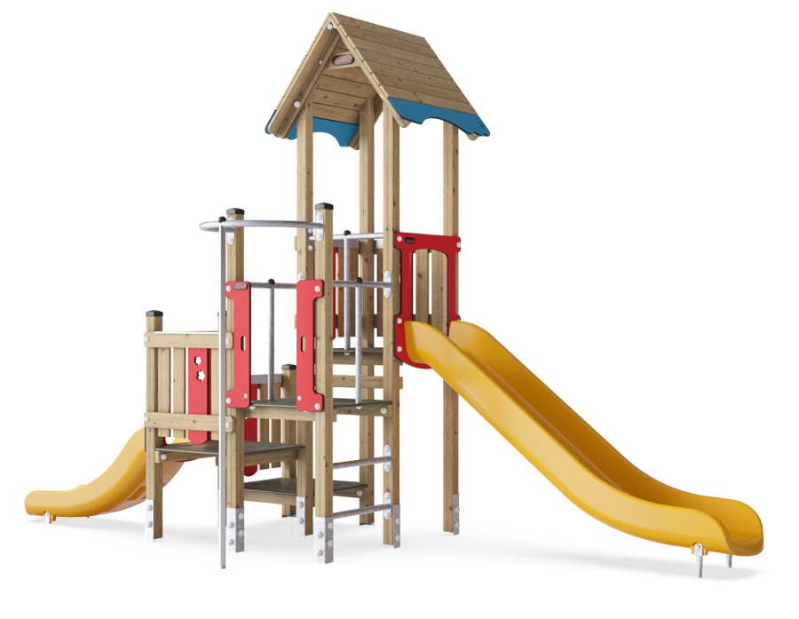 Multi-Ebenen-Spielturm, kompakt KPW102301
