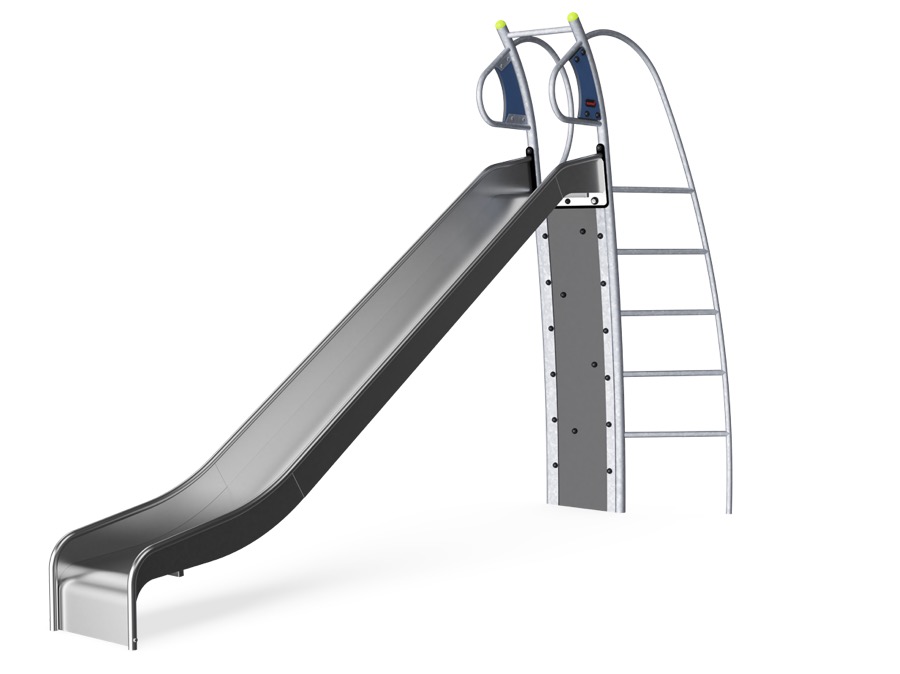 Edelstahlrutsche mit Kletterwand M333