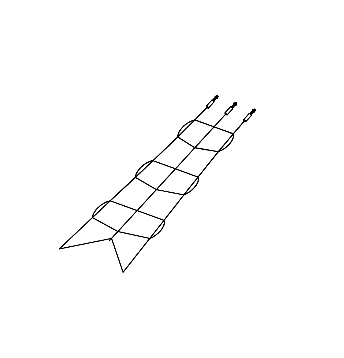 Schräges Kletternetz