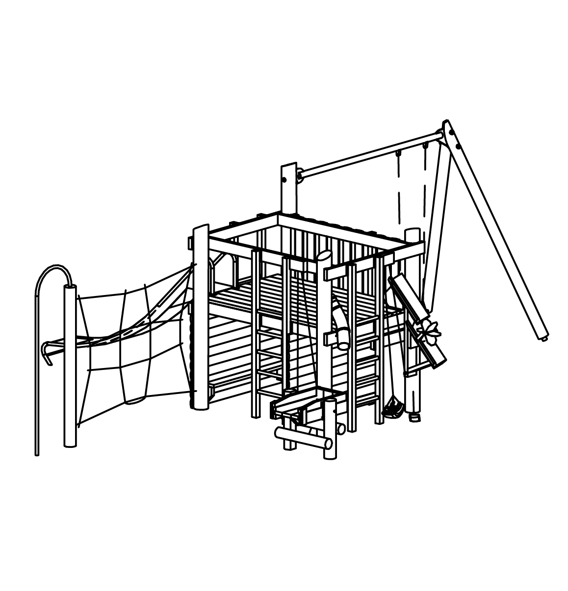Bauwerkgerüst-Kombination 03