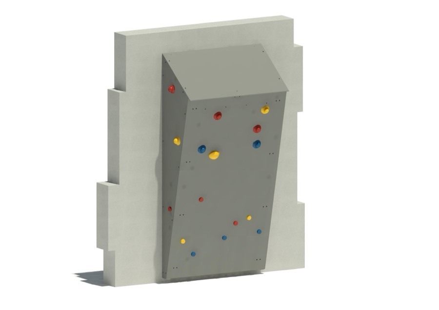 Boulderwand Onsight 5120, Schräge Wand
