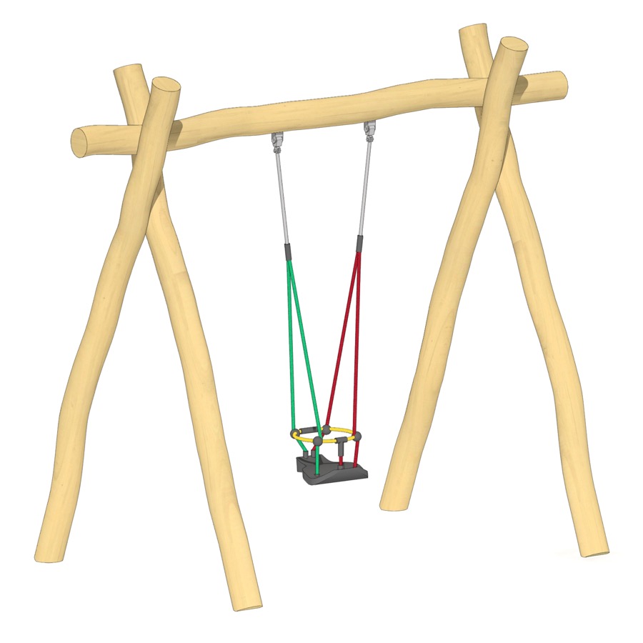 Schaukel 1-fach LH210cm, 1 Kleinkind-Schaukelsitz