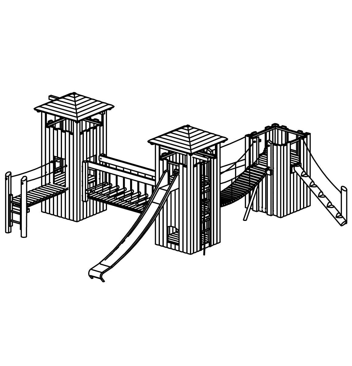 Turmkombination 54 in Lärche