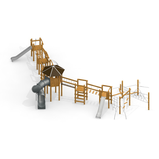 Khumbu Spielanlage mit Spielturm und Rutschen