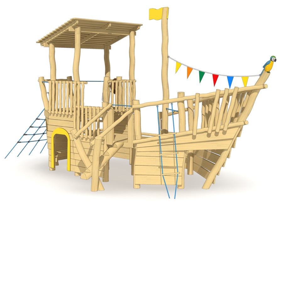 Spielschiff Am See