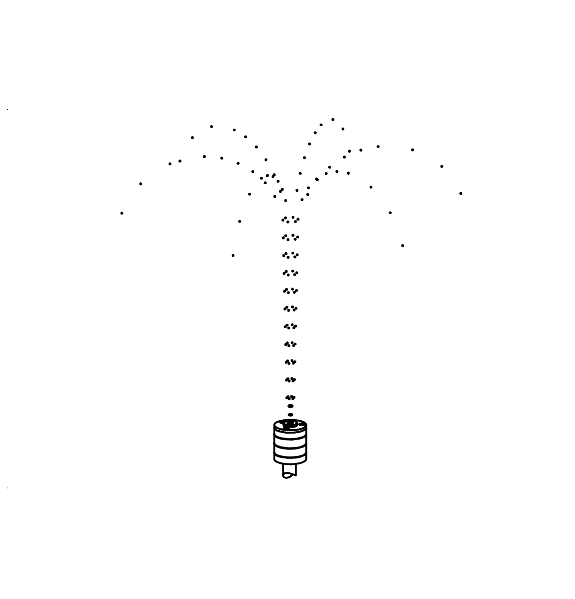 Einfache Spritzdüse