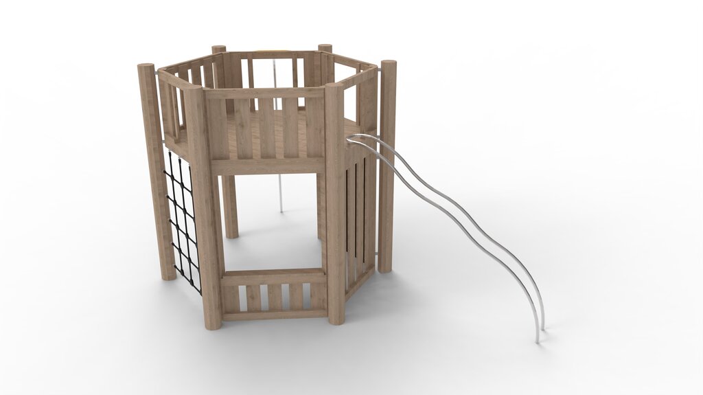 Kletterturm System 6 mit Boden