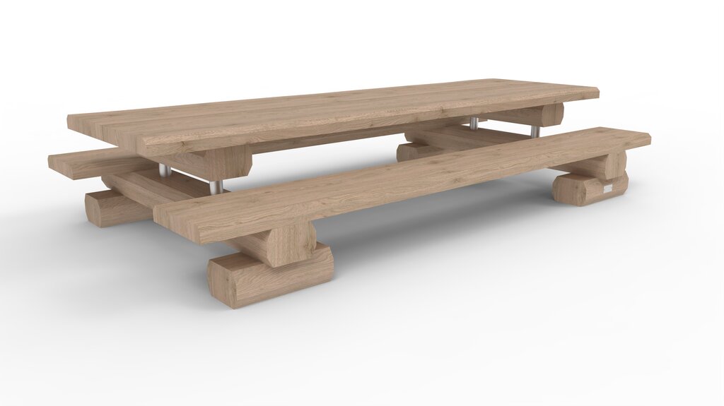 Mini-Bank-Tisch-Kombination