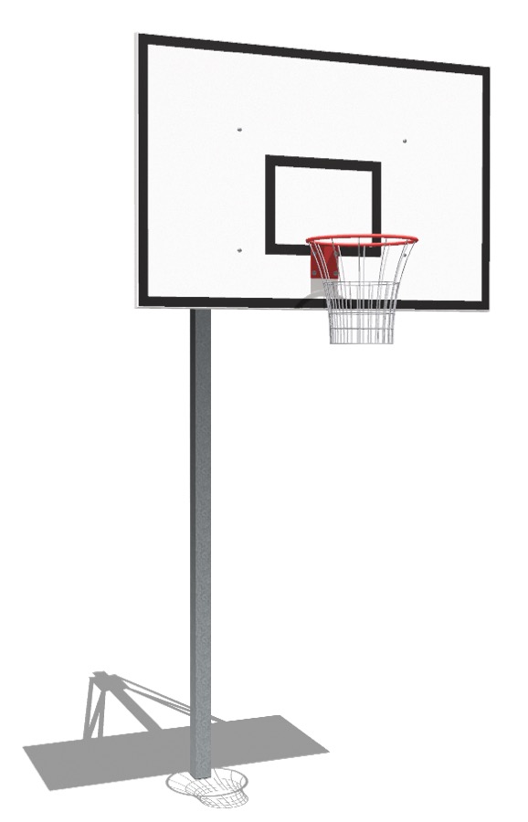 Basketballständer mit Ausladung