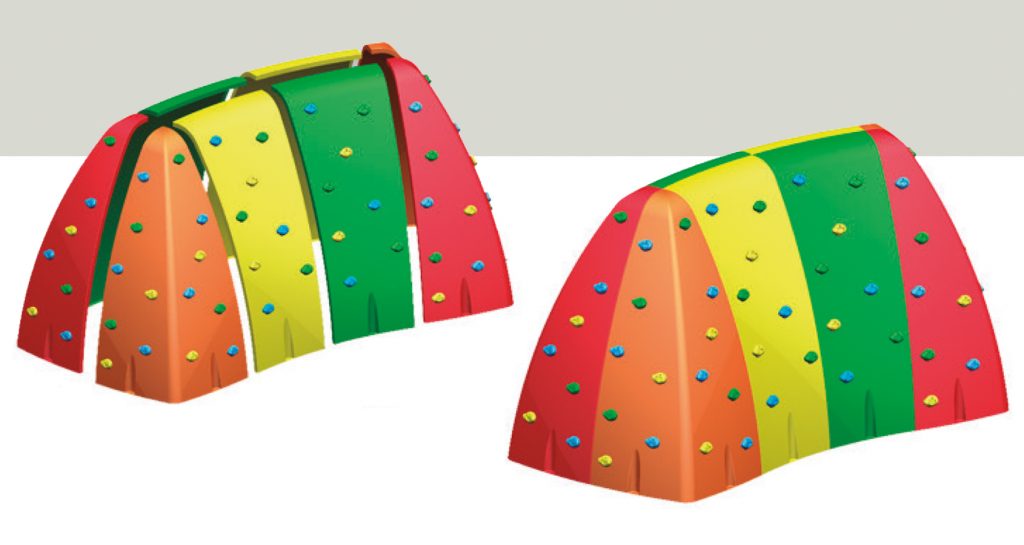 Individuelle Kletterwand