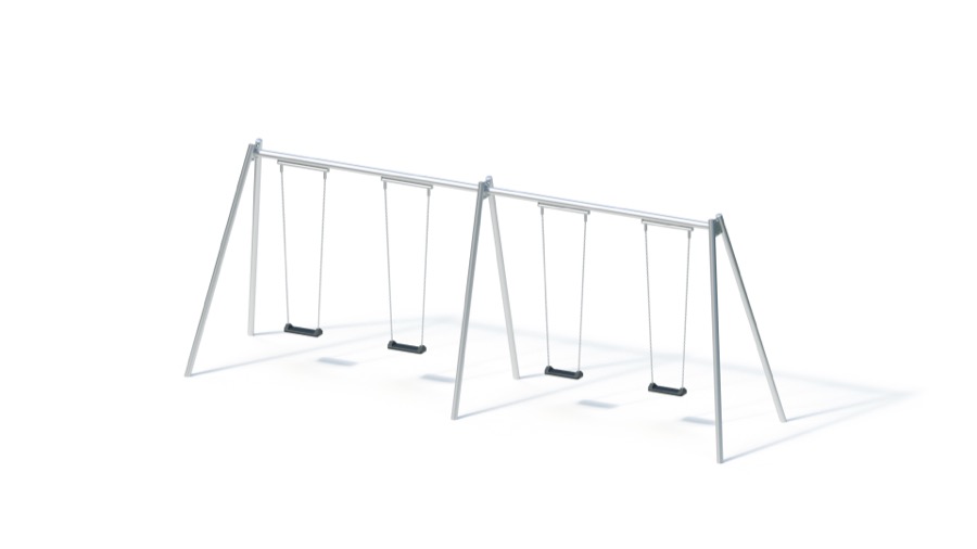 Standardschaukel-Kombination (2,50) Edelstahl