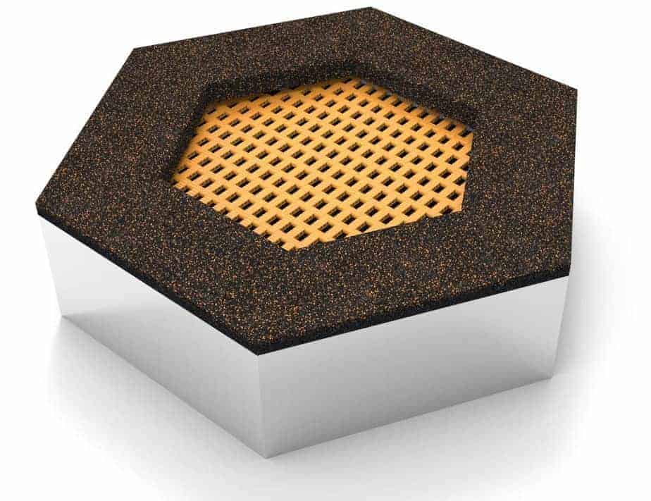 Bodentrampolin – Sechseckiges