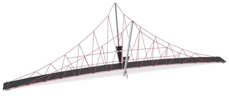Kleine Hängebrücke, 14 m COR62140