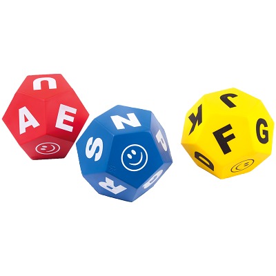 Spordas Schaumstoffwürfel-Set „Buchstaben“