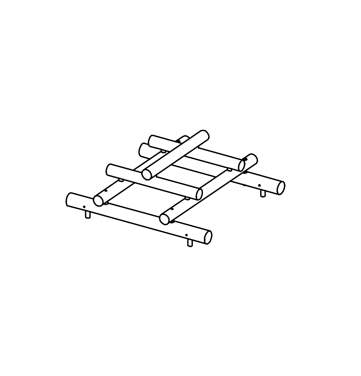 Kleine Kletterpyramide