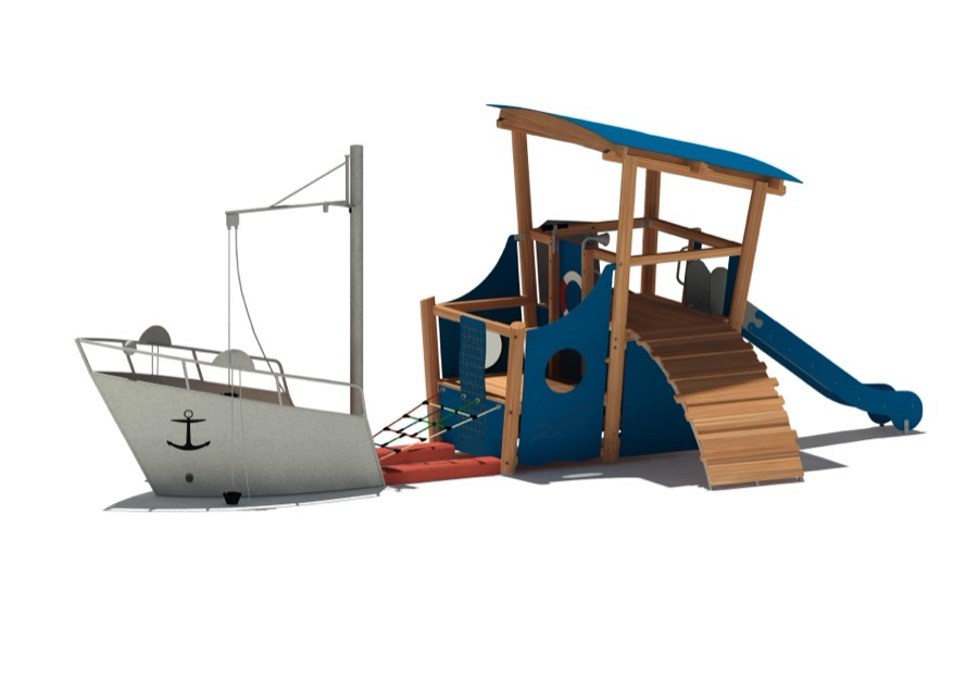 Spielschiff Seemöwe 1745
