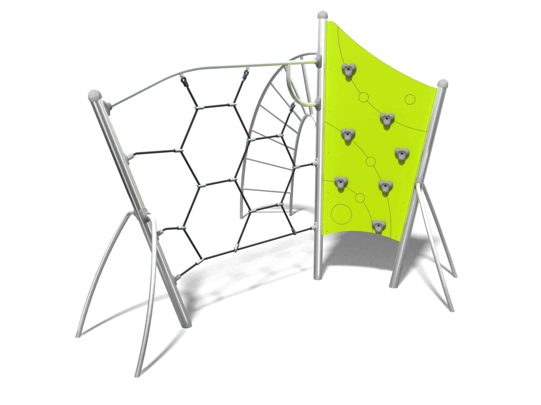 Kletterwand mit Linarium für Spielplatz