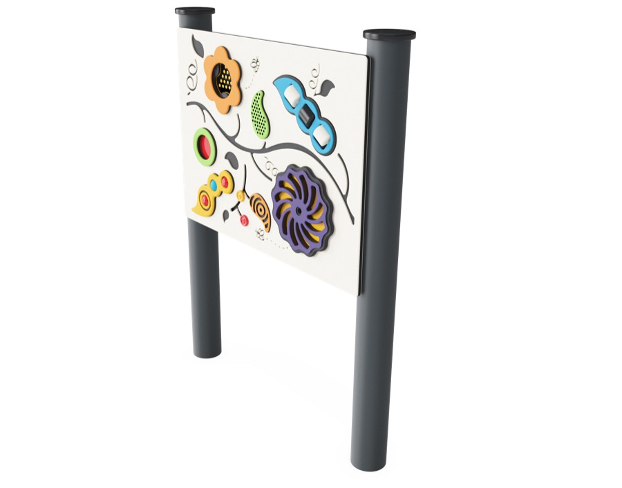 Multisensorik-Spielwand, runde Pfosten TPP280024