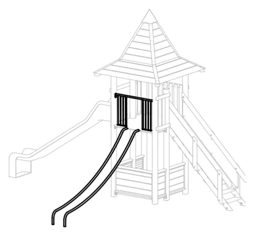 Rutschstangen zu Aluette 4