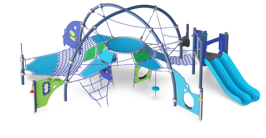 Mini-Arena mit Rutsche CRP810201