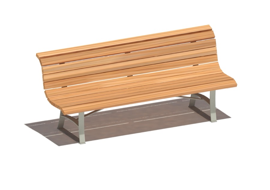 Sitzbank mit Lehne Ravensburg 14001