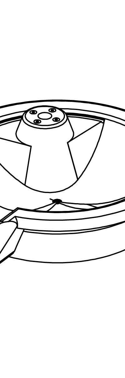 Rundes Vorratsbecken