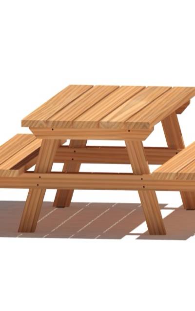 Bank-Tisch-Bank-Kombination 15007