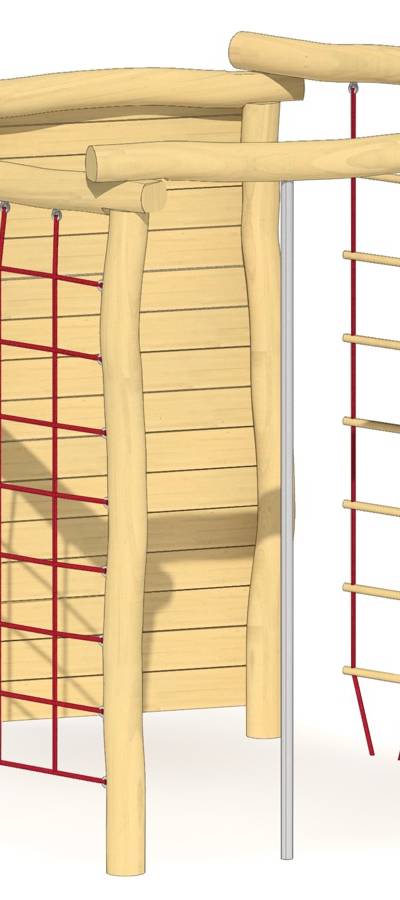 Sechseckanlage H250cm Free-Cl. statt Reckstange
