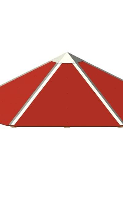 6-Eck-Pyramidendach, 115
