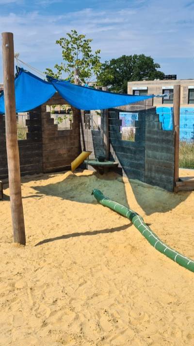 Sandspielkulisse Dschungel