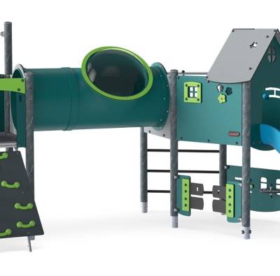 2-Turm-Spielanlage mit Tunnel PCM201921