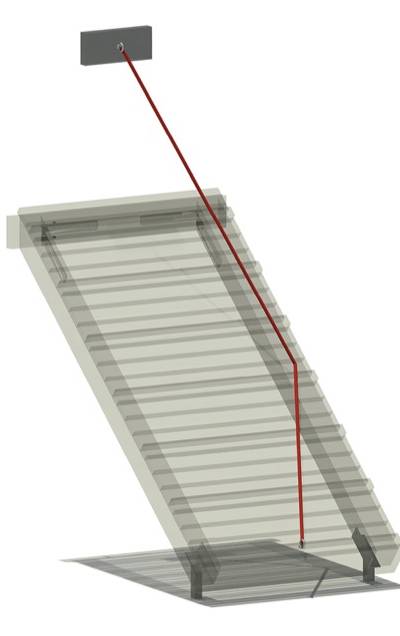 Rampentau für Podesthöhe 162 cm - Serie 1