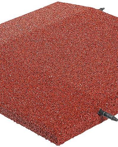 Fallschutzplatte Randeckplatte 50 mm rotbraun (Format 500x500 mm) [Art. 57501500]