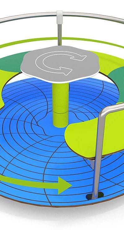 Sitzkarussell Merkur Ø 1,50 m