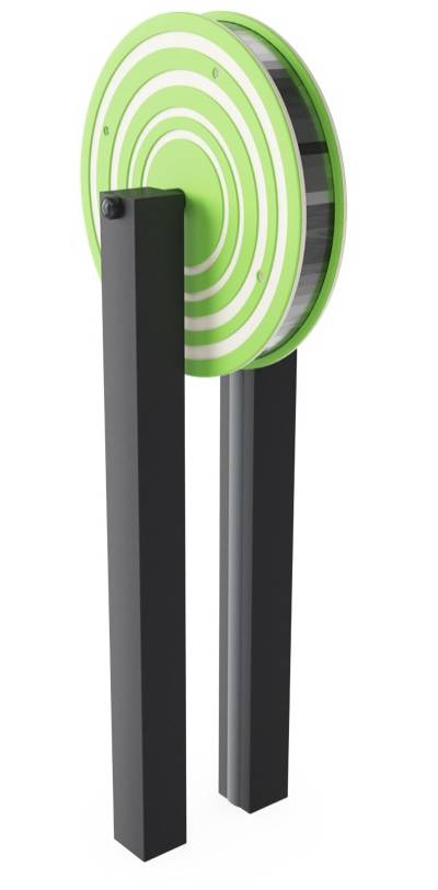 Rasselrad, eckige Pfosten TPP280029