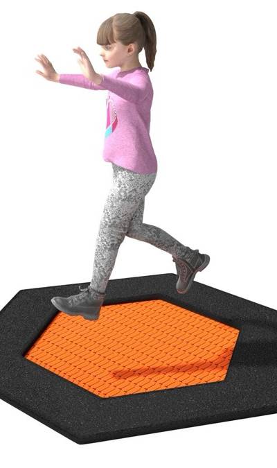 Trampolin Sechseck 1,58 x 1,82 m