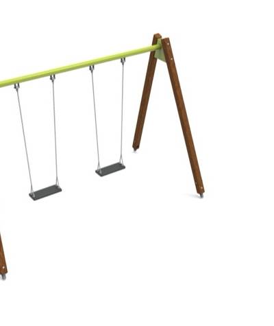 Pendelschaukel doppelt Holz A