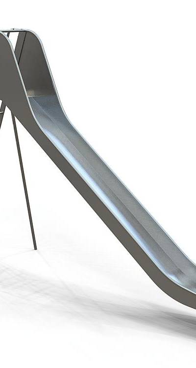 Rutsche mit Aufstieg PH 200 cm, V2A
