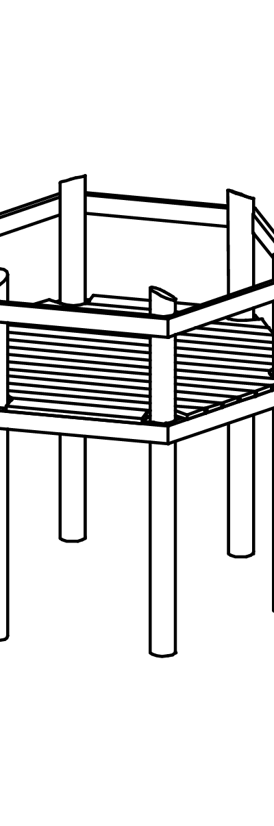 Sechseckplattform